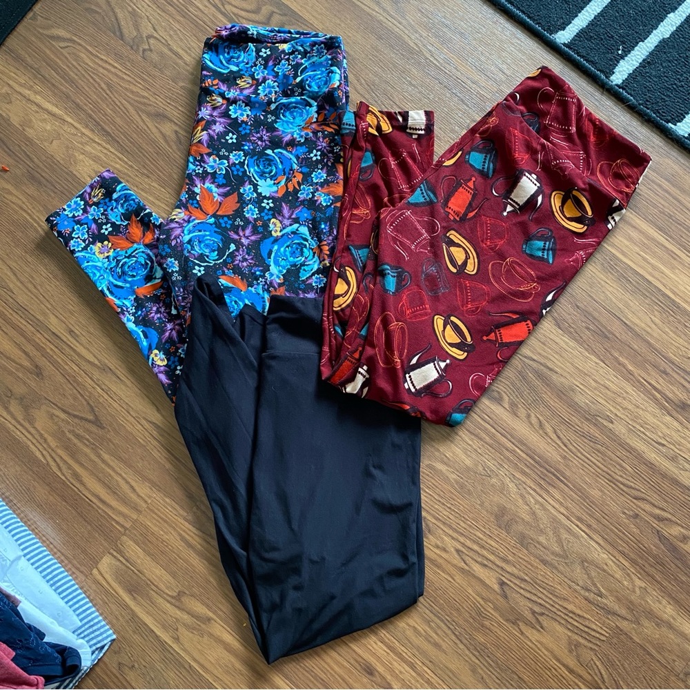 Lot of 3 Lularoe tall and curvy leggings